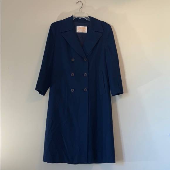 Pendleton Jackets & Blazers - Vintage Pendleton 100% Virgin Wool Long Blue Coat